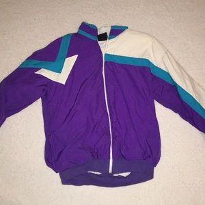Vintage 80’s wind breaker bomber jacket